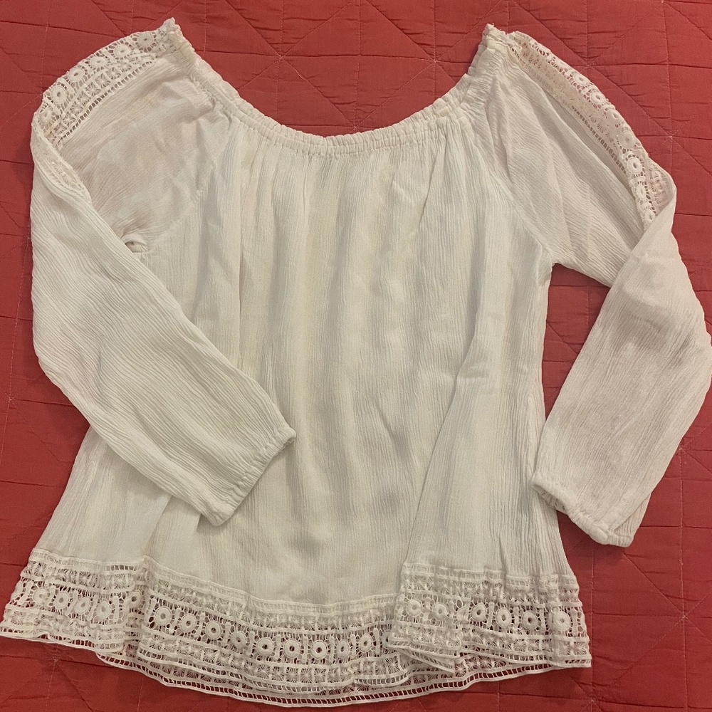 White Sanctuary Peasant Blouse